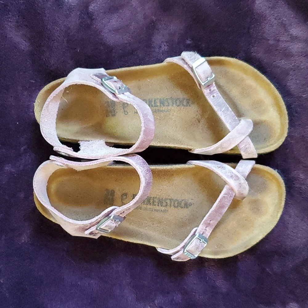 Birkenstock Taormina Nubuck Leather Lilac